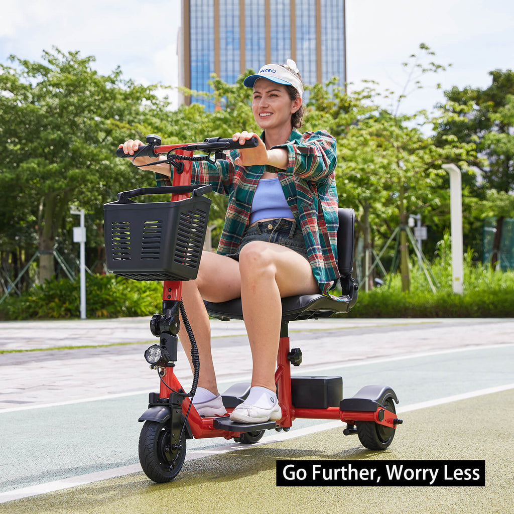 Hoverfly T3 3-wheel Foldable Mobility Scooter for Adults (👻Halloween Sale)