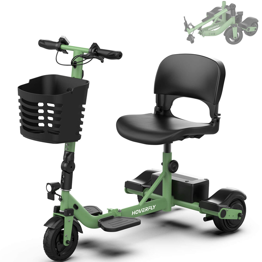 Hoverfly T3 3-wheel Foldable Mobility Scooter for Adults (👻Halloween Sale)